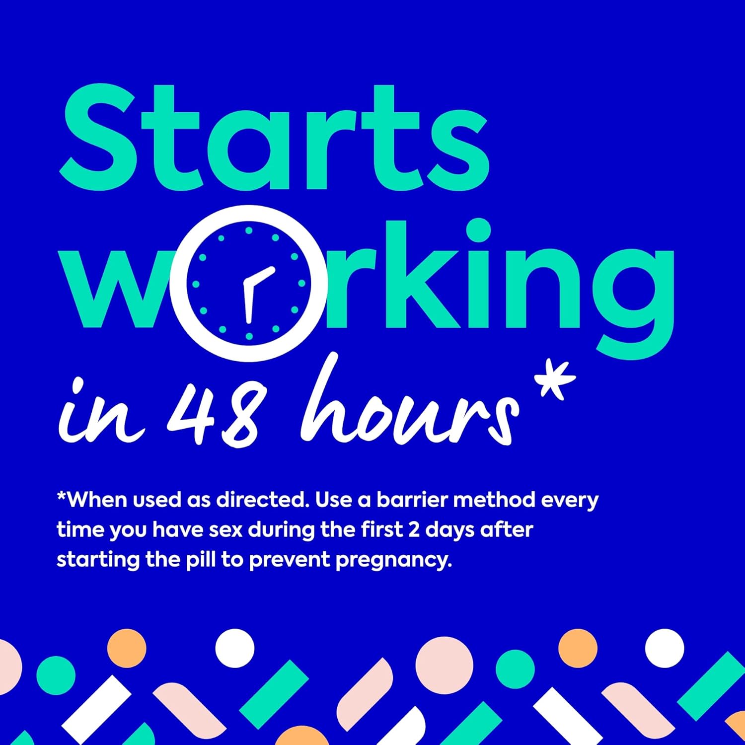 Opill, Daily Oral Birth Control Pills, Over-The-Counter Progestin-Only Contraceptive, FDA-Approved & Estrogen-Free, 28 Count