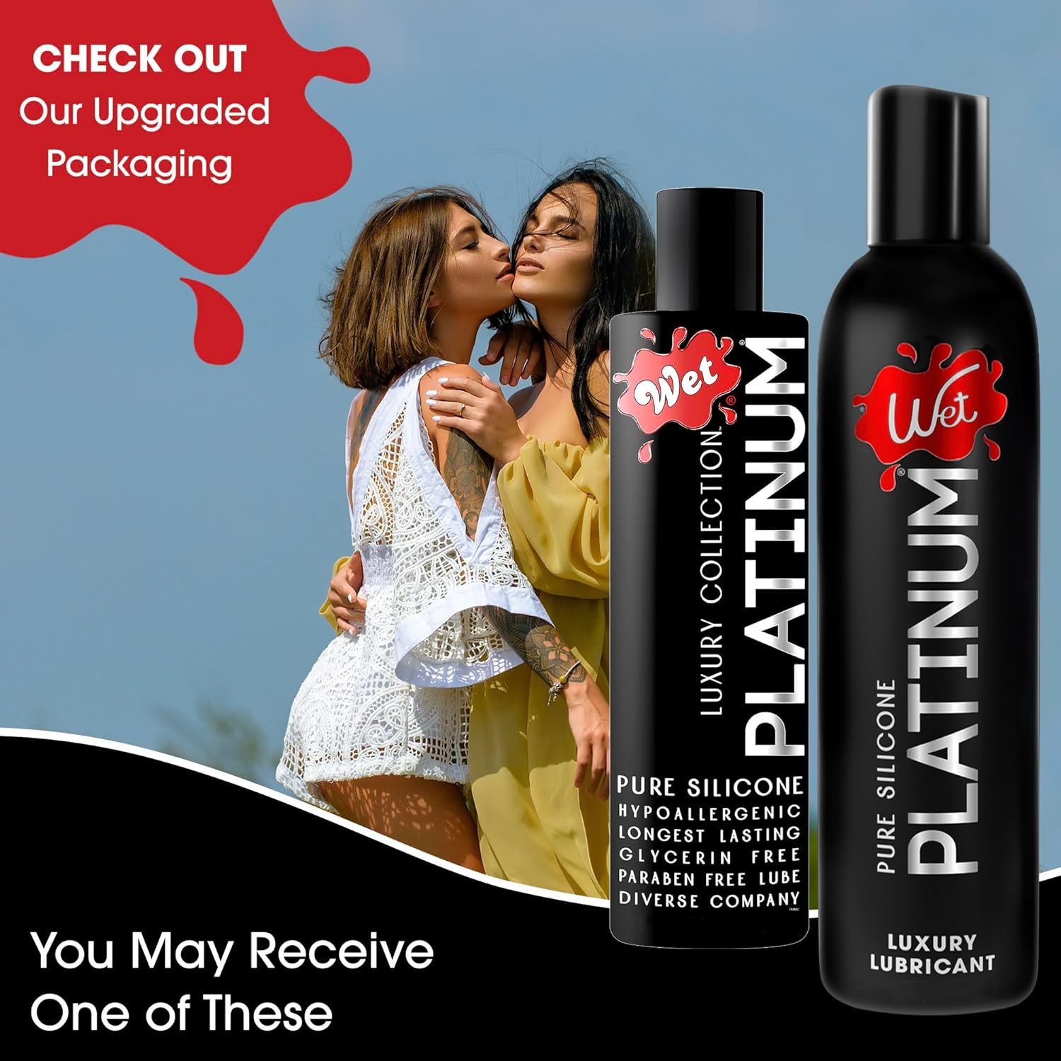 Wet Platinum Silicone-Based Lube for Men, Women & Couples, 4.2 Fl Oz – Ultra Long-Lasting & Water-Resistant Premium Personal Lubricant – Safe to Use with Latex Condoms – Non-Sticky & Hypoallergenic