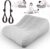 Sex Position Pillow Cushion with Sex Leather Bondage Strap, Sex Furniture for Bedroom Sex Chair, Couple Sex Toys for Deep Position Support, Velvety Anti-Leak Valve Cushion, Adjustable Sling Restraints